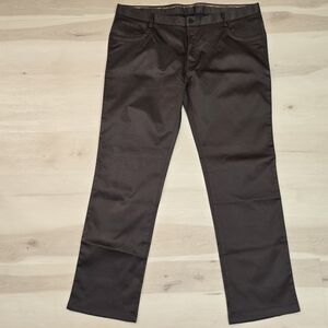 Barabas Italy Handcrafted Men 40 Coffee Solid Tapered Formal Work Pants NWT